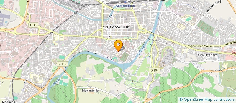 localisation de l'entreprise SCI RAMES IV à CARCASSONNE