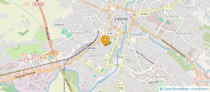 localisation de l'entreprise SCI RAMFAM  CASTRES