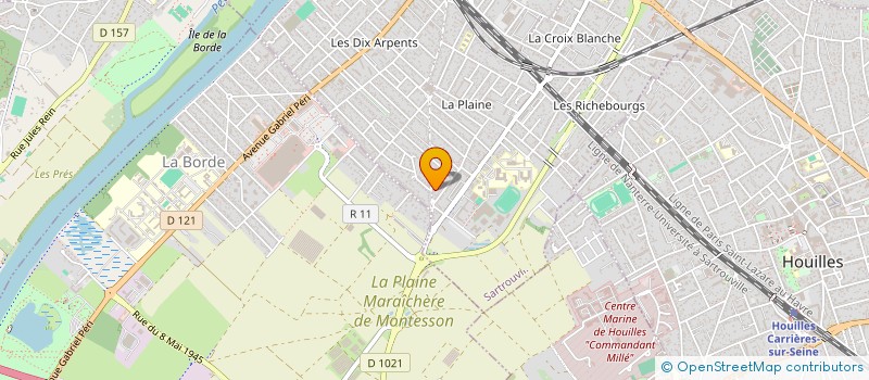 localisation de l'entreprise SCI RAMG  SARTROUVILLE