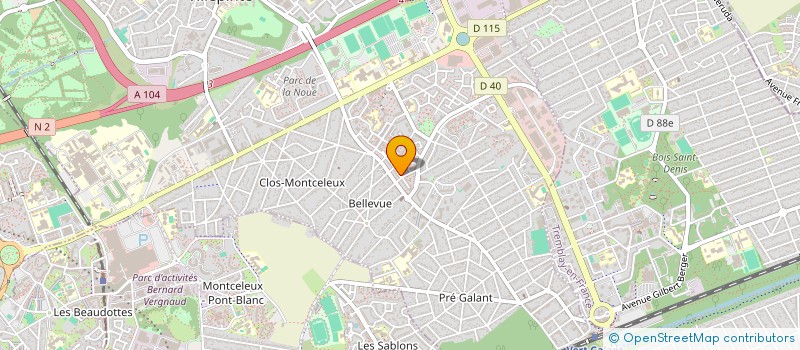 localisation de l'entreprise SCI RAMI à VILLEPINTE