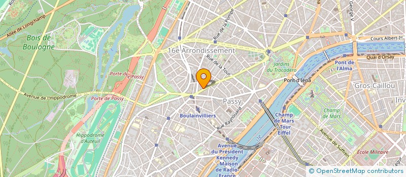 localisation de l'entreprise SCI RAMI  PARIS