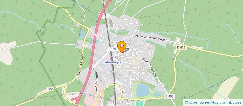 localisation de l'entreprise SCI RAMI  LABOUHEYRE