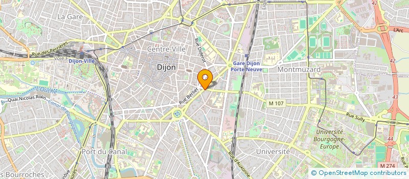 localisation de l'entreprise SCI RAMI à DIJON