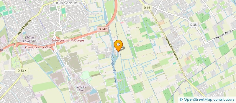 localisation de l'entreprise SCI RAMIE  ENTRAIGUES-SUR-LA-SORGUE