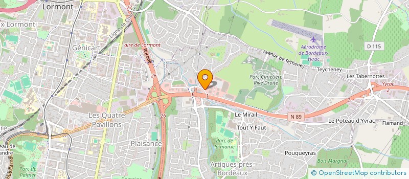 localisation de l'entreprise SCI RAMIER  ARTIGUES-PRES-BORDEAUX