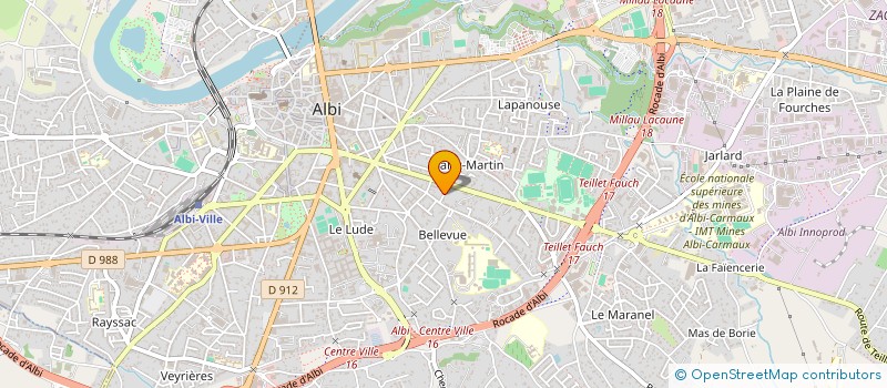 localisation de l'entreprise SCI RAMIERES à ALBI