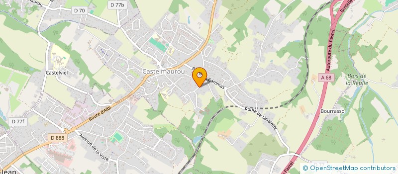 localisation de l'entreprise SCI RAMIREZ  CASTELMAUROU