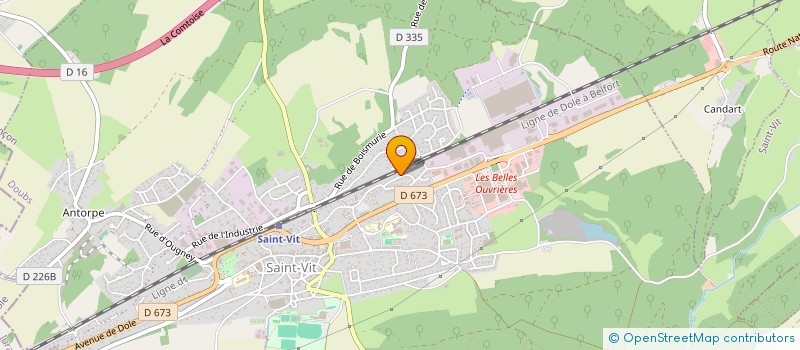 localisation de l'entreprise SCI RAMIREZ GIRARD  SAINT-VIT