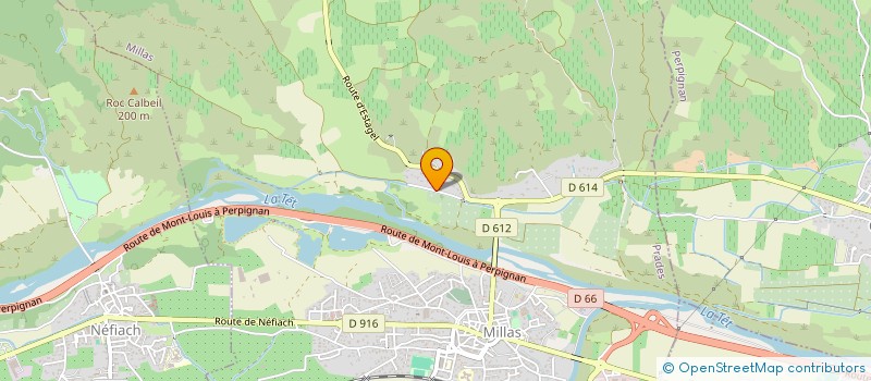 localisation de l'entreprise SCI RAMIRO  MILLAS