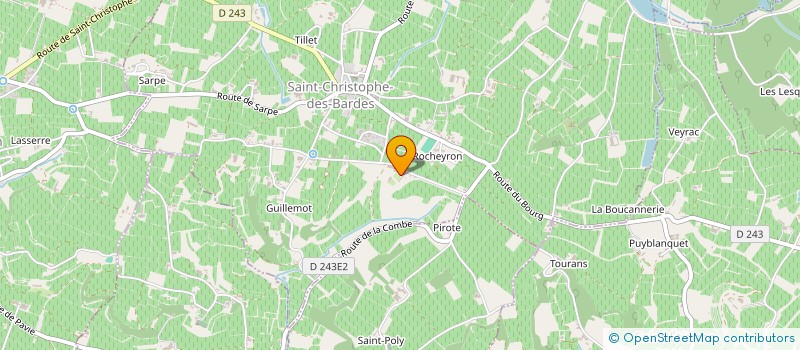 localisation de l'entreprise SCI RAMIRO  SAINT-CHRISTOPHE-DES-BARDES