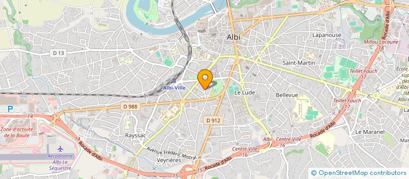 localisation de l'entreprise SCI RAMO à ALBI