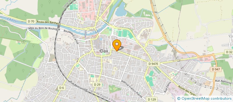 localisation de l'entreprise SCI RAMONBORDES  DAX