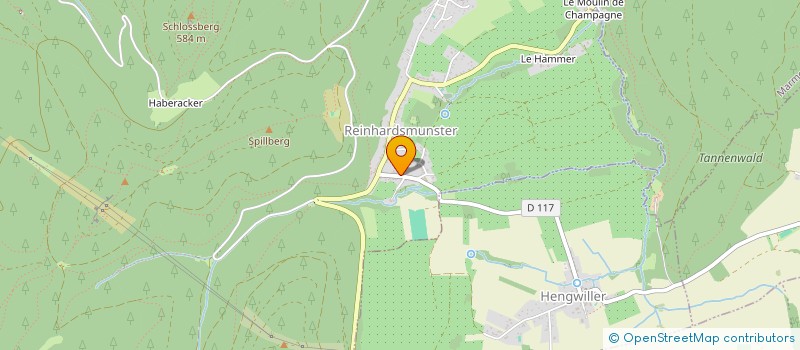 localisation de l'entreprise SCI RAMOND  REINHARDSMUNSTER
