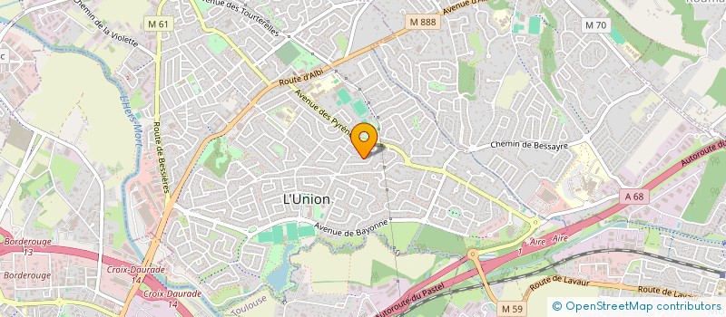 localisation de l'entreprise SCI RAMOND à L'UNION