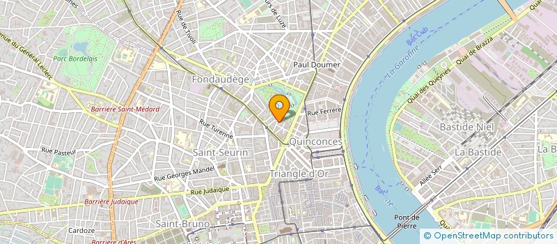 localisation de l'entreprise SCI RAMONET  BORDEAUX