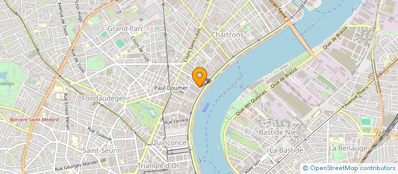 localisation de l'entreprise SCI RAMONET  BORDEAUX