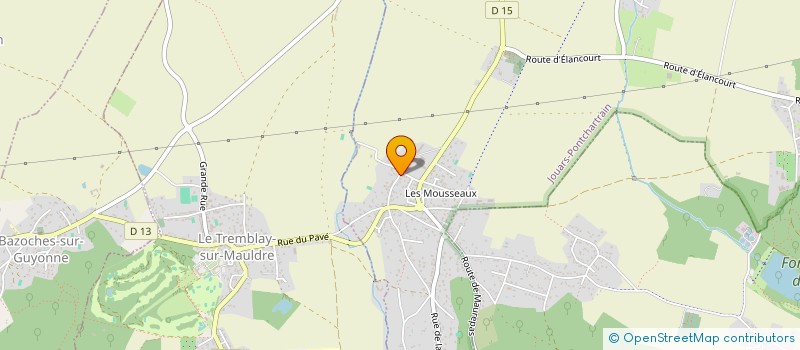 localisation de l'entreprise SCI RAMOS  JOUARS-PONTCHARTRAIN