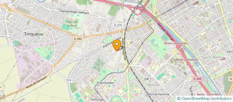 localisation de l'entreprise SCI RAMOS IMMO  REIMS