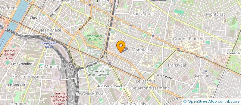 localisation de l'entreprise SCI RAMPIE  LYON