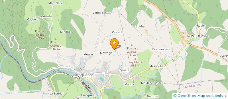 localisation de l'entreprise SCI RAMPON à LAROQUEBROU