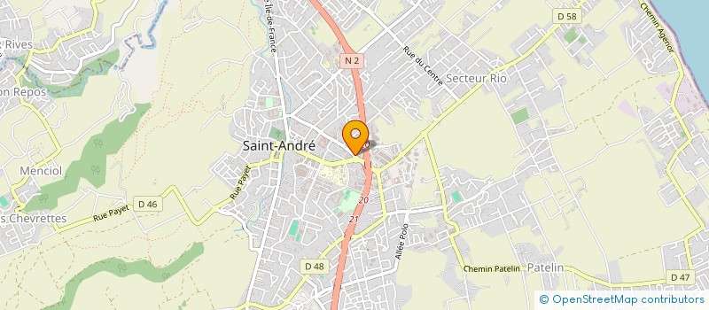 localisation de l'entreprise SCI RAMSAMY MARTIAL à SAINT-ANDRE