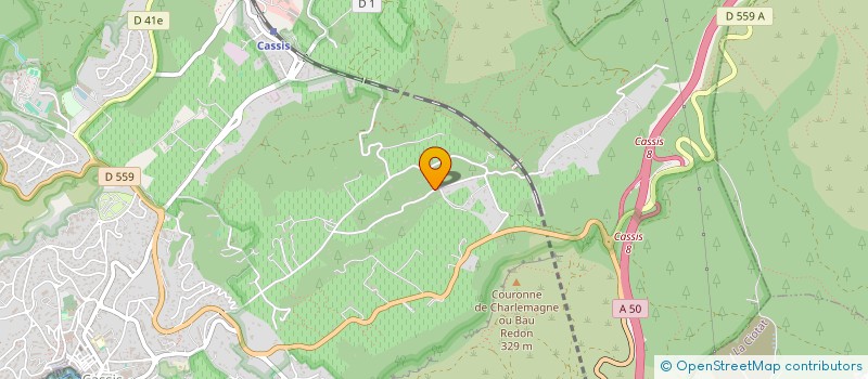 localisation de l'entreprise SCI RAMSAR  CASSIS