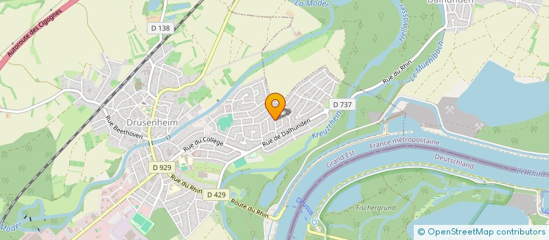 localisation de l'entreprise SCI RAMSES  ROHRWILLER