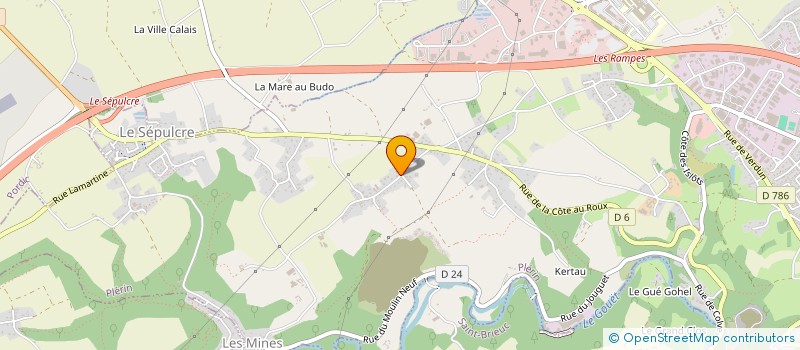 localisation de l'entreprise SCI RAMSES  PLERIN