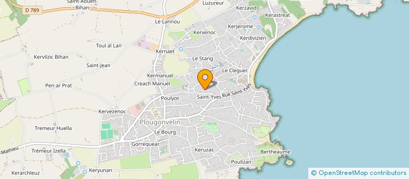 localisation de l'entreprise SCI RAMSES  PLOUGONVELIN