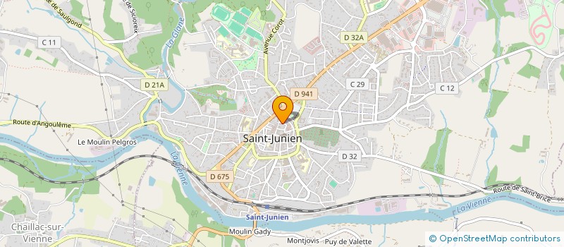 localisation de l'entreprise SCI RAMSES  SAINT-JUNIEN