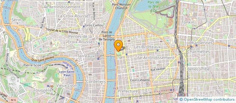 localisation de l'entreprise SCI RAMSES II  LYON