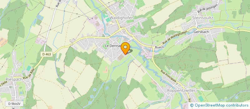 localisation de l'entreprise SCI RAMSTEIN  WALDIGHOFEN