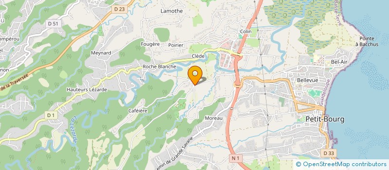 localisation de l'entreprise SCI RAMTAHAL ET FOURNIER à PETIT-BOURG
