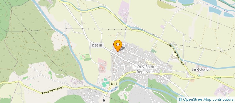 localisation de l'entreprise SCI RAMUS V  LE PUY-SAINTE-REPARADE