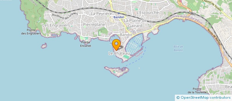 localisation de l'entreprise SCI RAMY à BANDOL