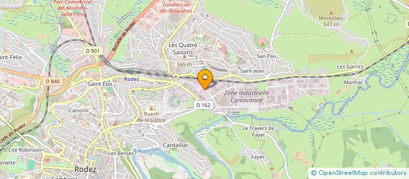 localisation de l'entreprise SCI RANA IMMO  ONET-LE-CHATEAU