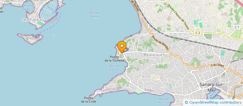localisation de l'entreprise SCI RANCH à SANARY-SUR-MER