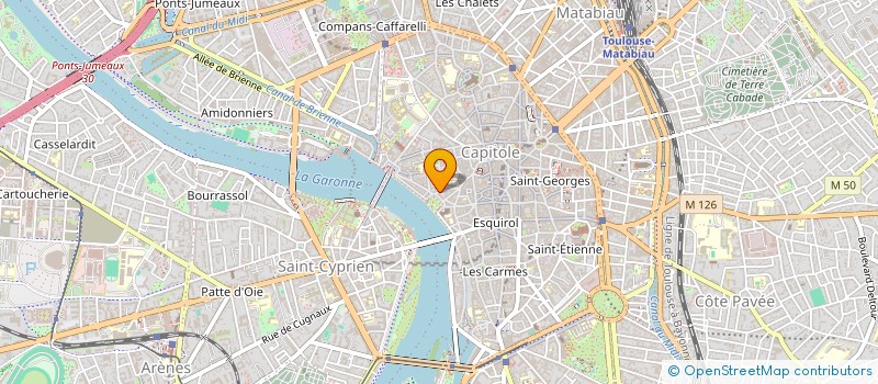 localisation de l'entreprise SCI RANCY  TOULOUSE