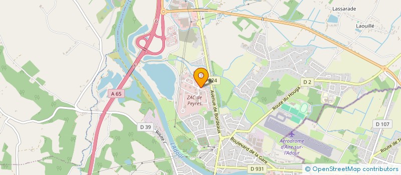 localisation de l'entreprise SCI RANDE  AIRE-SUR-L'ADOUR