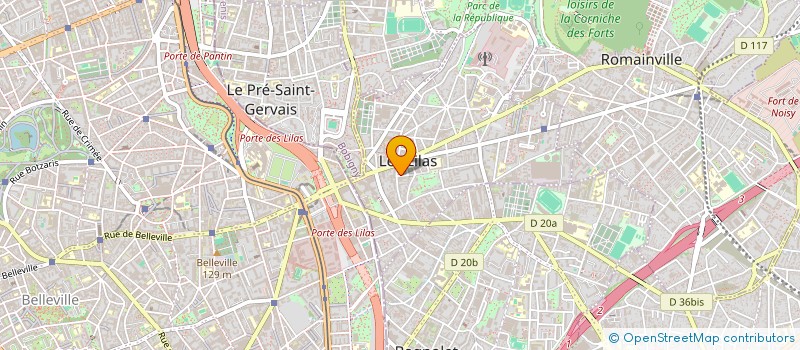 localisation de l'entreprise SCI RANDIER à LES LILAS
