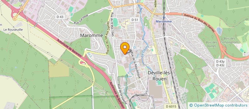 localisation de l'entreprise SCI RANDILIAN  MAROMME