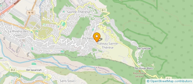 localisation de l'entreprise SCI RANDO à LA POSSESSION