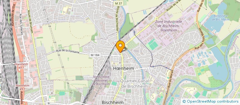 localisation de l'entreprise SCI RANDOLFI  HNHEIM