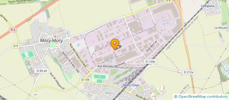 localisation de l'entreprise SCI RANDON à MITRY-MORY
