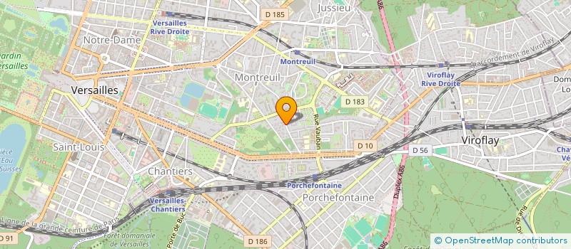 localisation de l'entreprise SCI RANDRIA à VERSAILLES