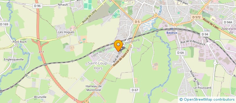 localisation de l'entreprise SCI RANDRIS  NONANT