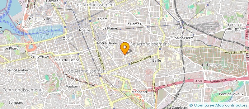 localisation de l'entreprise SCI RANDUPSON  MARSEILLE