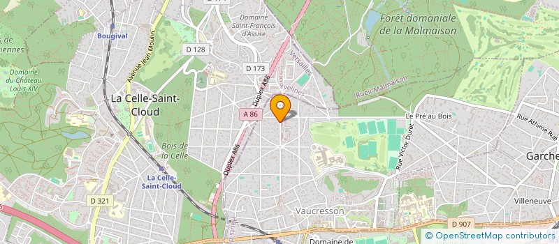 localisation de l'entreprise SCI RANELAGH PARIS à VAUCRESSON
