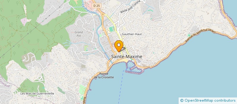 localisation de l'entreprise SCI RANGALI à SAINTE-MAXIME