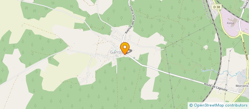 localisation de l'entreprise SCI RANGIROA  MORCENX-LA-NOUVELLE